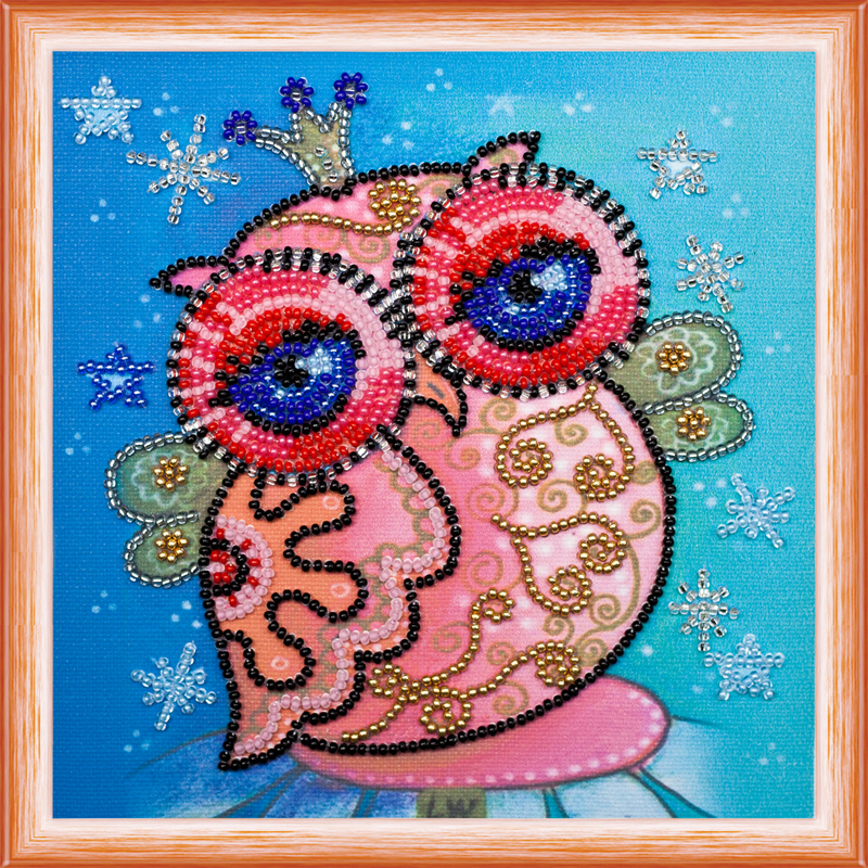 Bead Embroidery kit Fairy Owl - Abris Art > Series AM > Abris Art ...