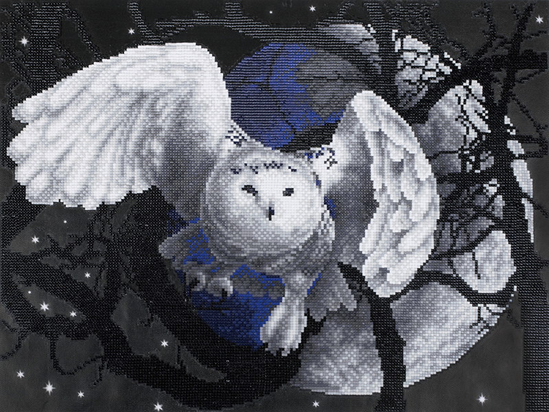 Crystal Art Snowy Owl Diamond Painting