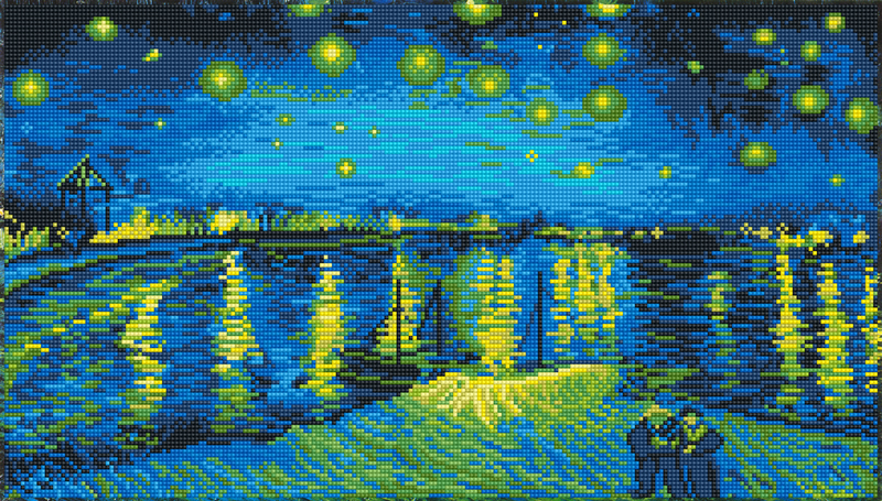 Diamond Dotz Starry Night Over the Rhône (après Van Gogh