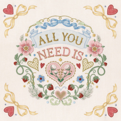 Vrij borduren pakket Cassandra Riley - All You Need - Bothy Threads