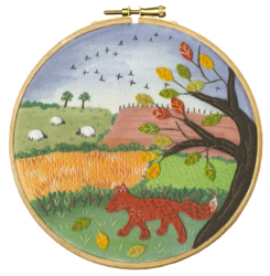 Felt embroiderykit Bothy Designs - Falling Leaves - Bothy Threads