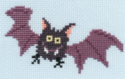 Borduurpakket Kate Hadfield - Spooky - Bat - Bothy Threads