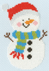 Borduurpakket Kate Hadfield - Merry - Snowman - Bothy Threads