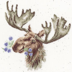 Cross stitch kit Hannah Dale - It Moose Be Love - Bothy Threads