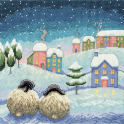 Borduurpakket Lucy Pittaway - There's Snow Place Like Home - Bothy Threads