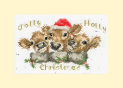 Cross stitch kit Hannah Dale - Jolly Holly - Bothy Threads