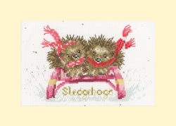 Borduurpakket Hannah Dale - Sledgehogs - Bothy Threads