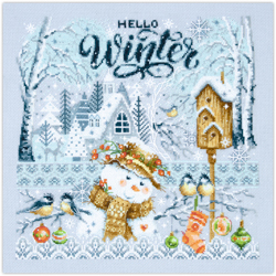 Cross stitch kit Hello,Winter! - Magic Needle