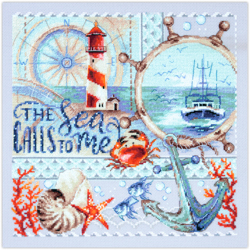 Cross stitch kit The Sea Calls to Me - Magic Needle