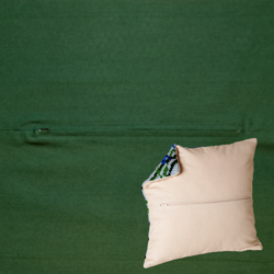 Pillowback 45 x 45 cm Dark Green - The Stitch Company