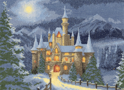 Borduurpakket Christmas Fairytale Castle - Heritage Crafts