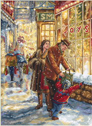 Cross stitch kit Christmas Expectation - Leti Stitch