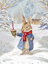 Cross stitch kit Christmas Caroling - Leti Stitch