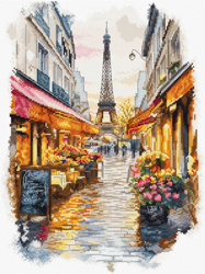 Cross stitch kit Paris - Leti Stitch