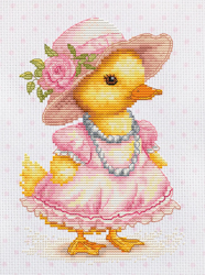 Cross stitch kit The Flirty Duckling - Luca-S