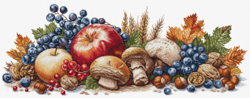 Cross stitch kit Autumn Harvest - Luca-S