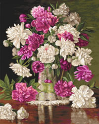 Petit Point Kit Luca-S - Vase of Roses, G488