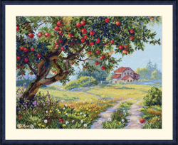 Cross stitch kit The Old Apple Tree - Merejka