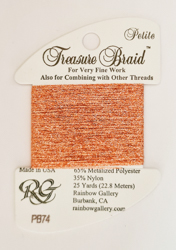 Petite Treasure Braid - Wild Salmon - Rainbow Gallery