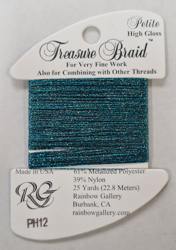 Petite Treasure Braid - Dark Turquoise - Rainbow Gallery