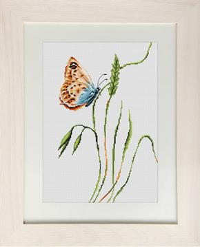 Cross Stitch Kit Butterfly - Luca-S