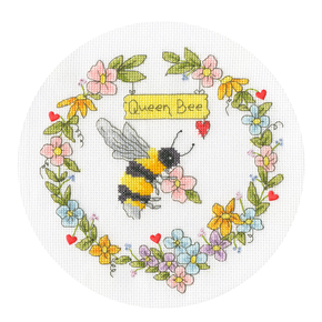 Cross stitch kit Eleanor Teasdale - Queen Bee - Bothy Threads