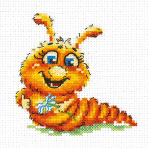 Cross stitch kit I'll be a butterfly - Magic Needle