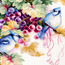 Borduurpakket Blue Jay and Grapes - Magic Needle