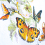 Cross stitch kit Butterflies and Apples - Magic Needle