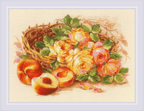 Cross stitch kit Juicy Peach - RIOLIS