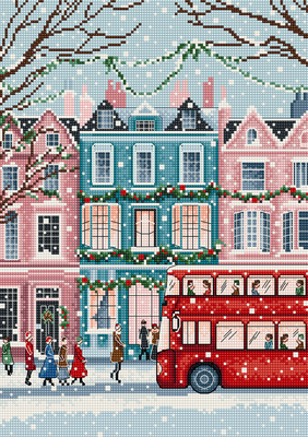 Borduurpakket London Snowfall - Leti Stitch