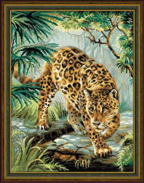 Cross Stitch Kit Owner of the Jungle - RIOLIS