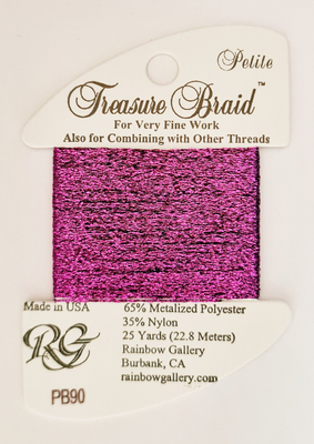 Petite Treasure Braid - Festive Fuchsia - Rainbow Gallery