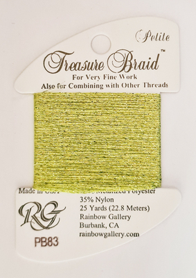 Petite Treasure Braid - Wild Lime - Rainbow Gallery