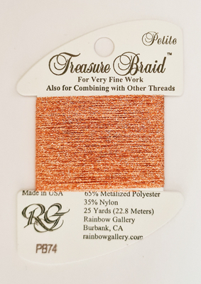 Petite Treasure Braid - Wild Salmon - Rainbow Gallery