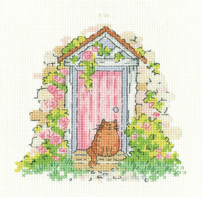 Cross stitch kit Roses and Whiskers - Heritage Crafts